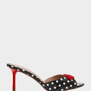 CASIDY WHITE BLACK POLKA DOT