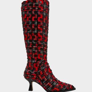 PAMELLA RED PLAID