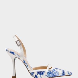 ROZA WHITE/BLUE FLORAL