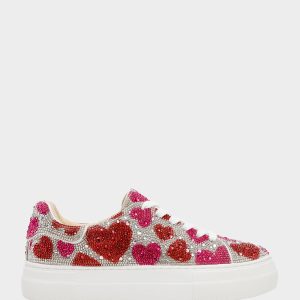 SIDNY RED/PINK HEARTS MULTI